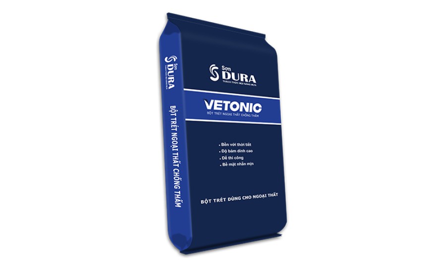 Bột trét tường ngoại thất Dura Vetonic - 40kg